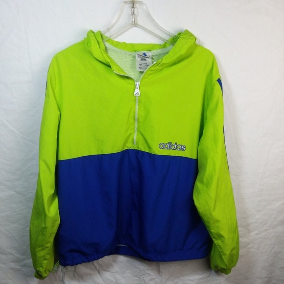 adidas pullover windbreaker womens